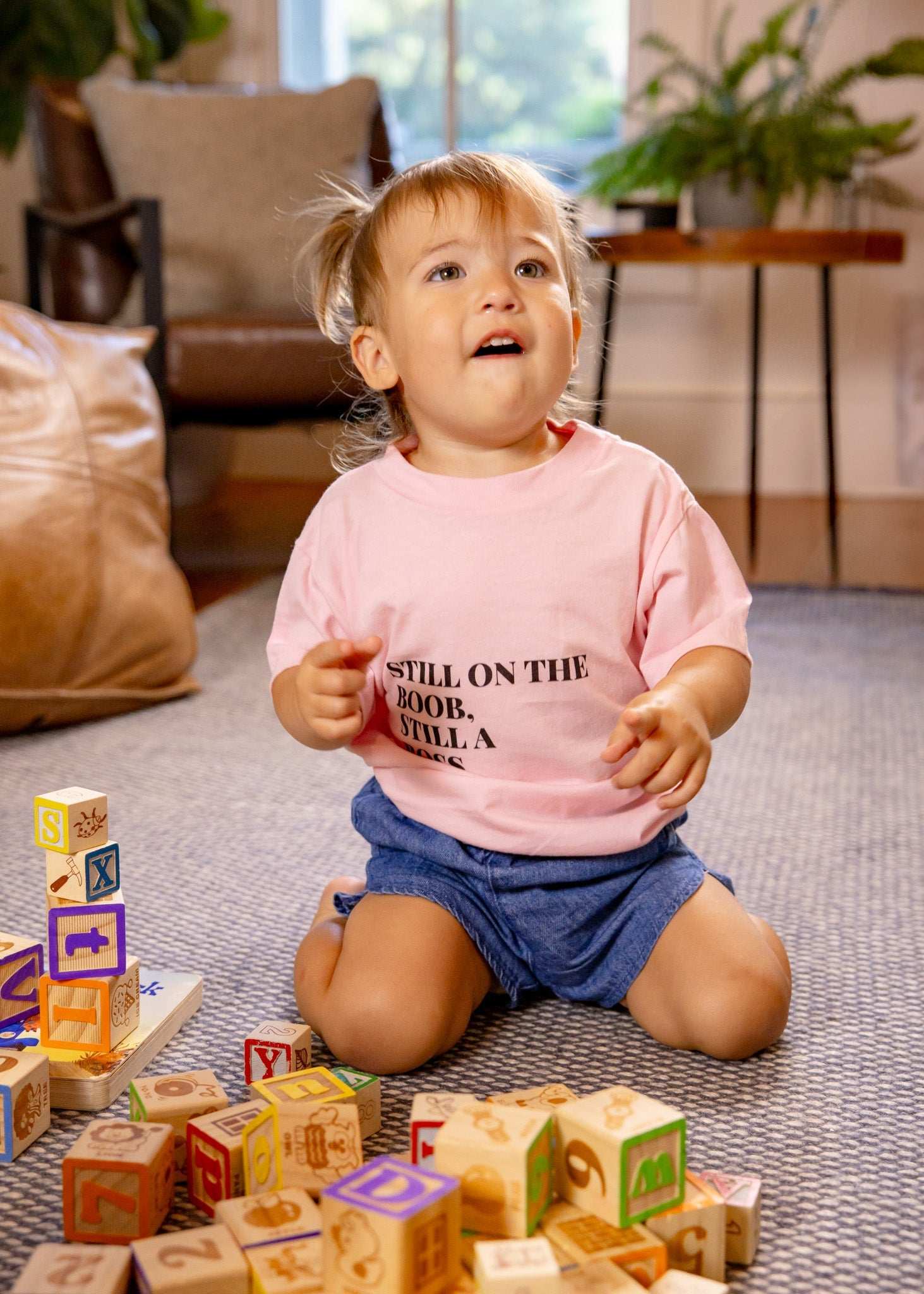 Still on the Boob, Still a Boss Toddler T-Shirt 2t-5T Milk Drunk Club