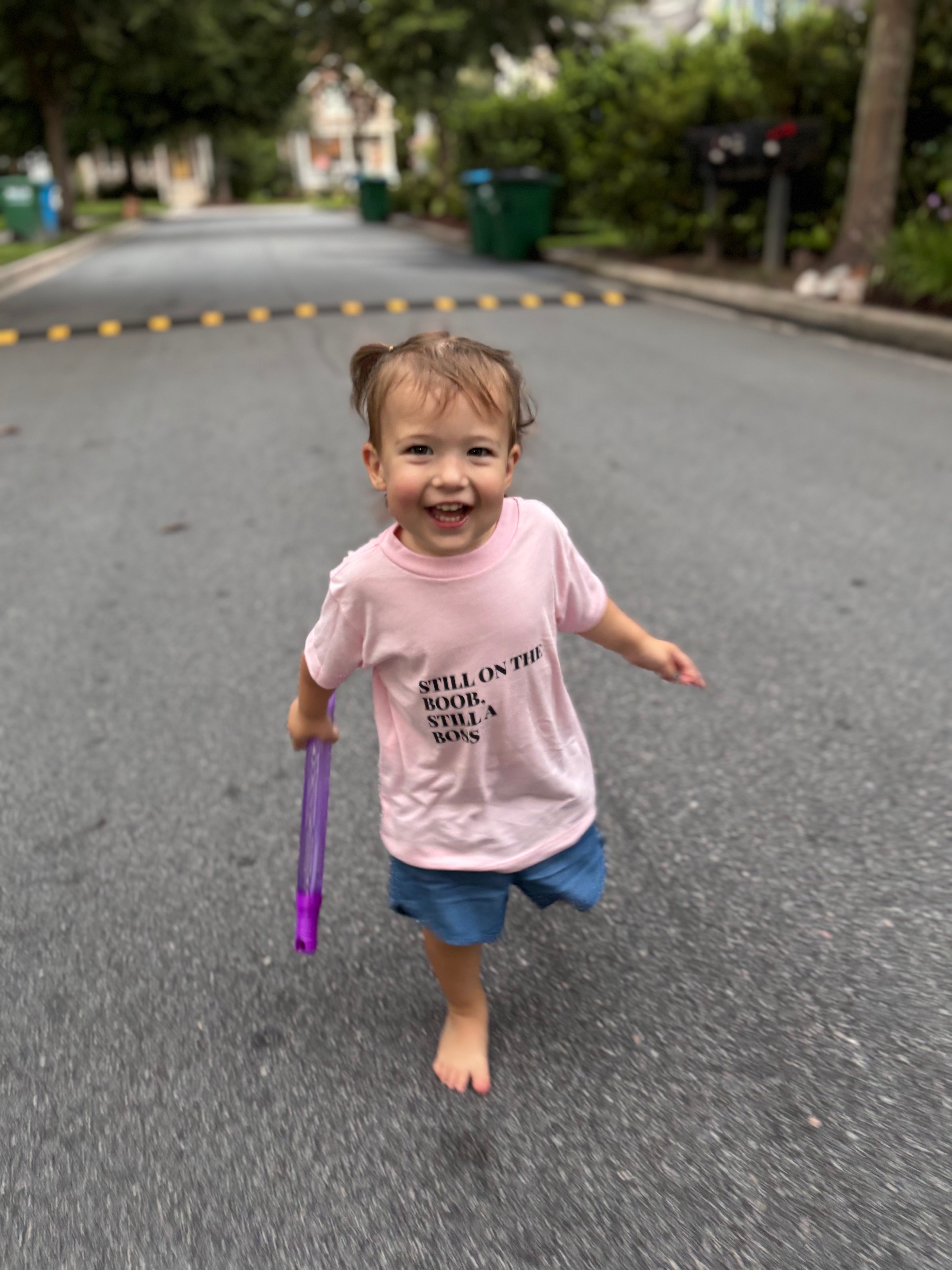 Still on the Boob, Still a Boss Toddler T-Shirt 2t-5T Milk Drunk Club