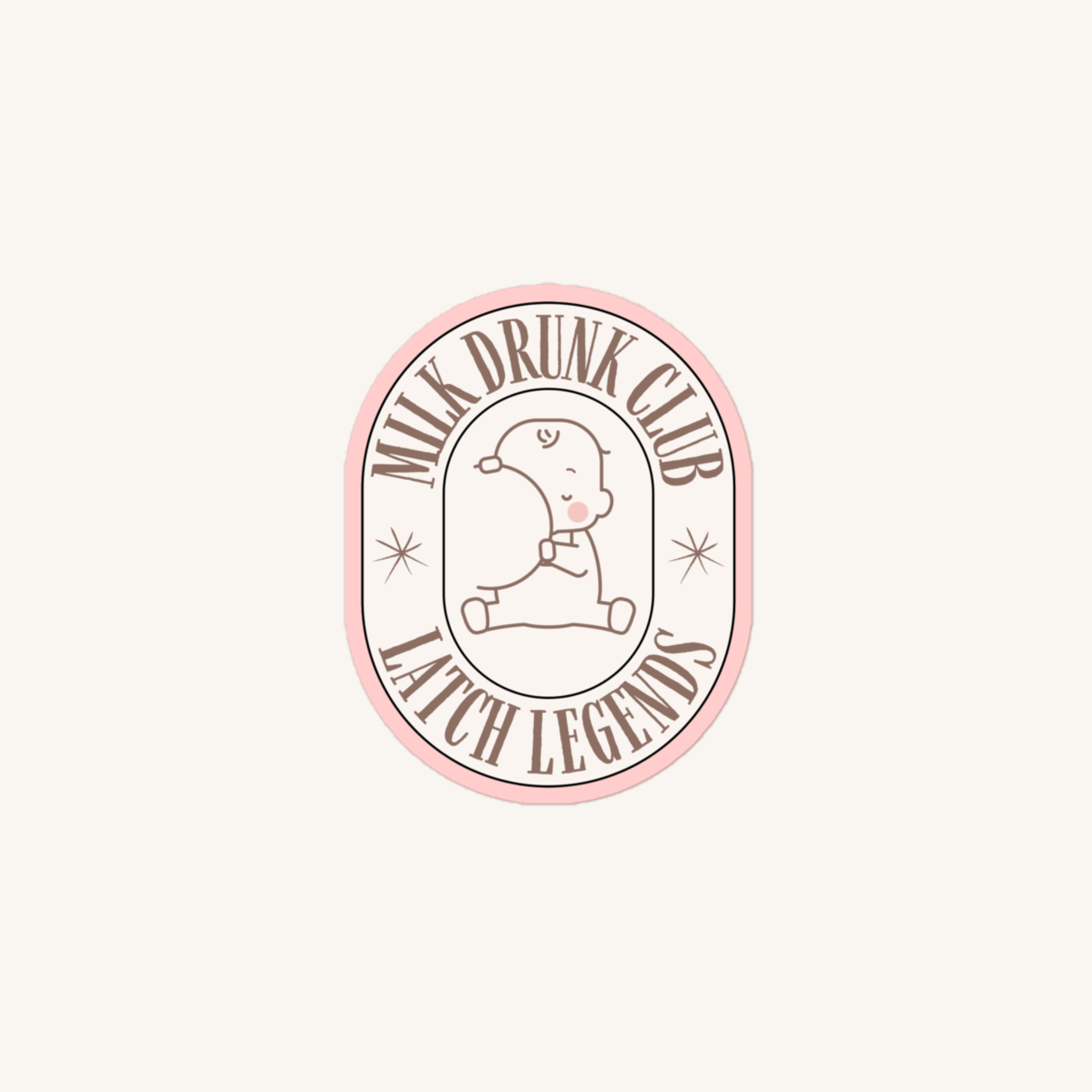 Milk Drunk Club Signature Vinyl Sticker Milk Drunk Club