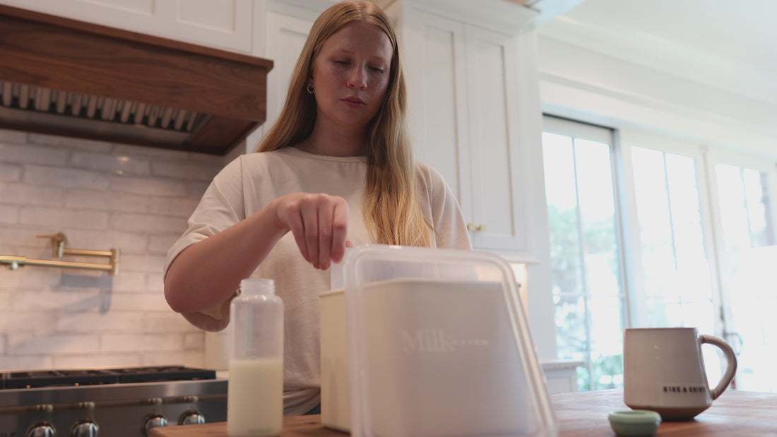 video of how MilkHaven breastmilk storage works