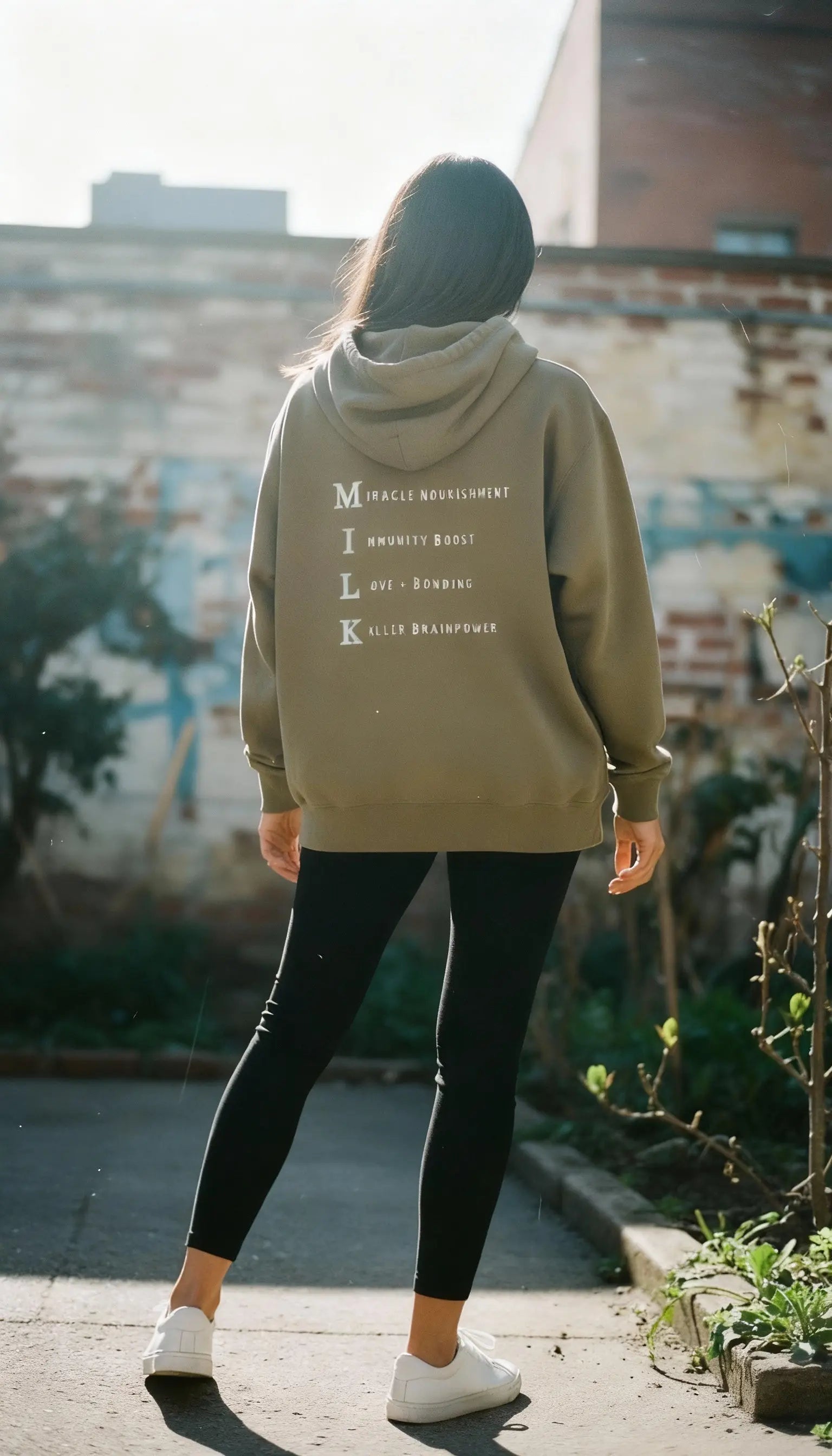 MILK Hooded Sweatshirt Milk Drunk Club